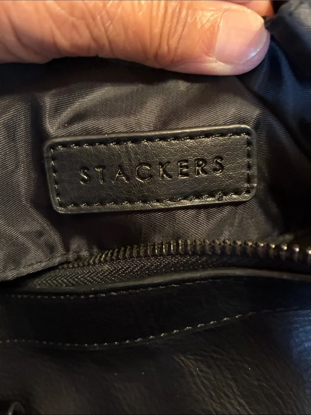 Stackers Men's Black Travel Garment Bag with Organizer